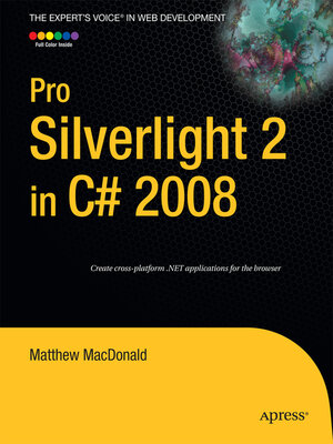 cover image of Pro Silverlight 2 in C# 2008